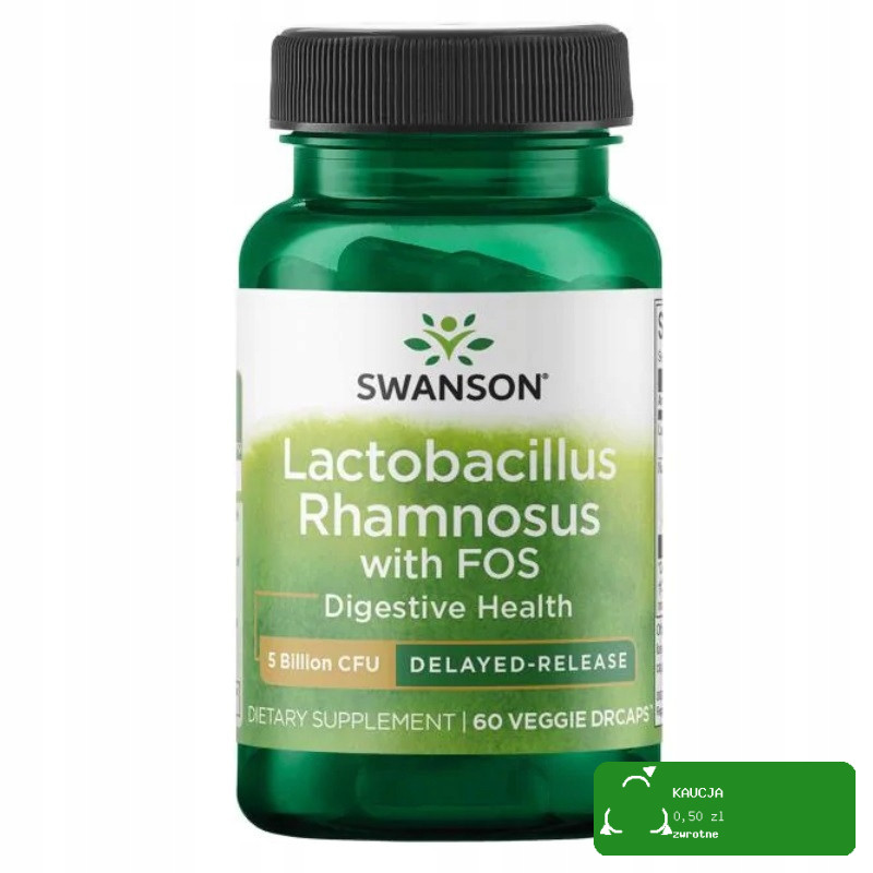 Swanson LACTOBACILLUS RHAMNOSUS probiotyk 60kaps wsparcie ODPORNOŚĆ IBS