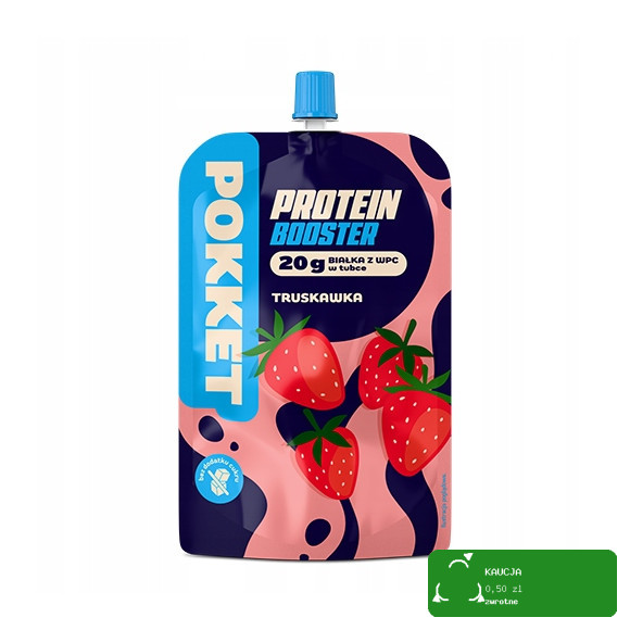 Dawtona POKKET MUS PROTEINOWY Truskawka 20g białka z WPC 180g KRÓTKA DATA