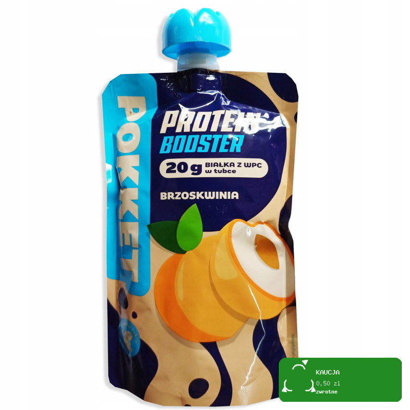 Dawtona POKKET MUS PROTEIN PROTEINOWY Brzoskwinia 20g białka z WPC 180g