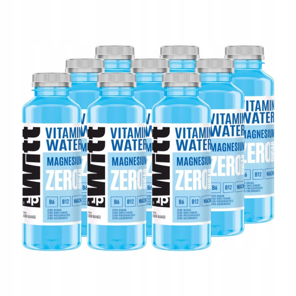 Napój DrWitt VITAMIN WATER MAGNESIUM ZERO bez cukru Cytryna Mango +B6 550ml