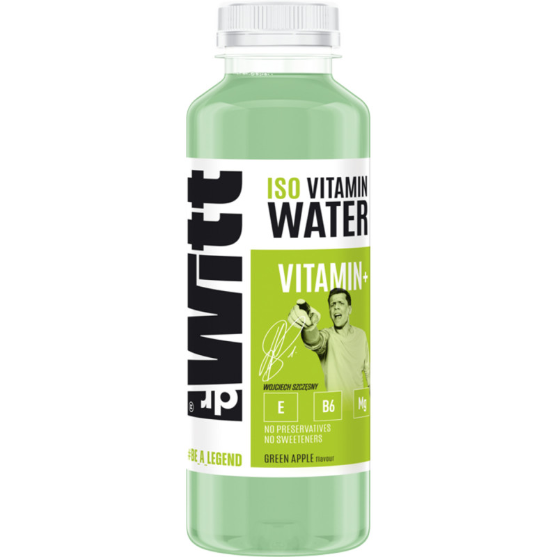 Napój DrWitt ISO VITAMIN WATER WITAMINA E B6 B12 Mg Zielone jabłko 550ml