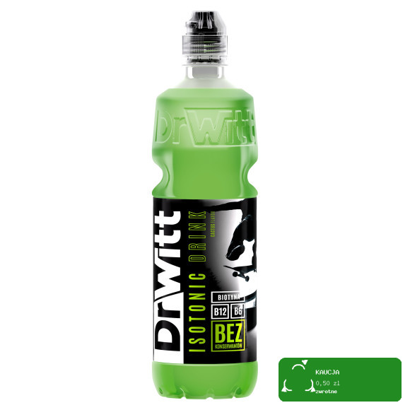 DrWitt ISOTONIC DRINK NAPÓJ IZOTONICZNY smak KAKTUS B3 B6 B7 B9 B12 750ml
