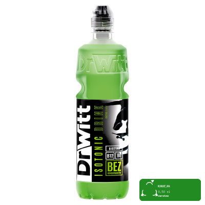 DrWitt ISOTONIC DRINK NAPÓJ IZOTONICZNY smak KAKTUS B3 B6 B7 B9 B12 750ml