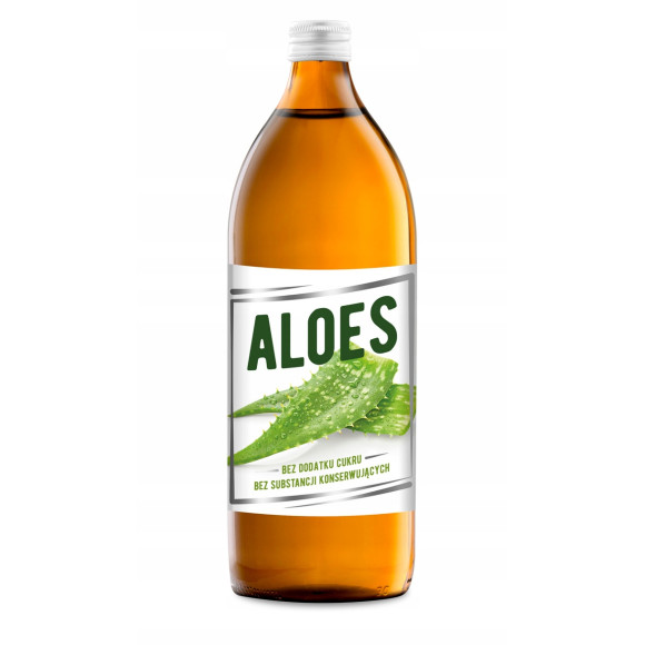 SOK Z ALOESU ALOES 1000ml 1L naturalny bez cukru konserwantów źródłowitamin