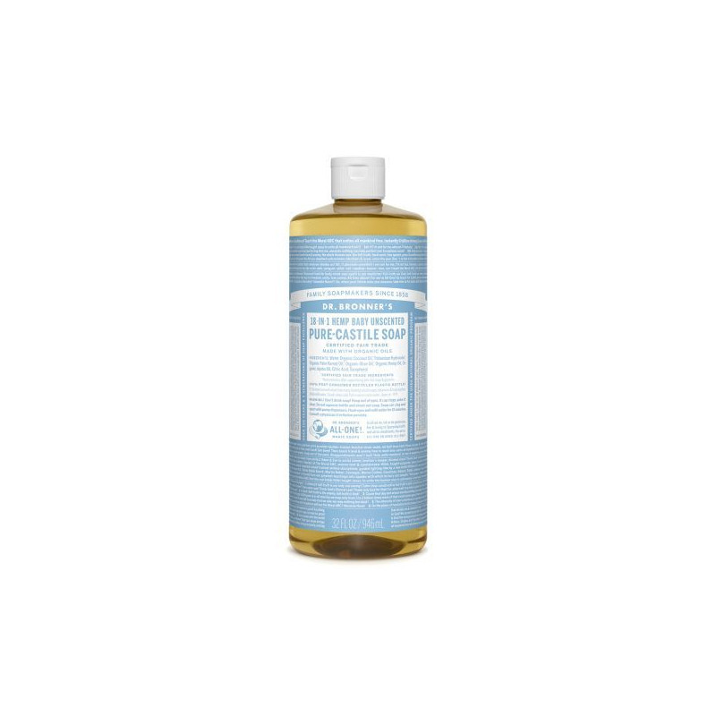 Mydło w płynie 18w1 r. Bronner's Baby Mild bezzapachowe 945 ml