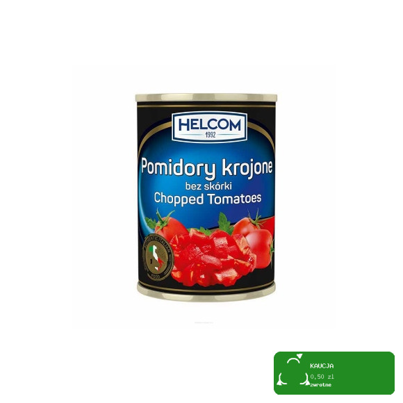 Helcom POMIDORY KROJONE BEZ SKÓRKI puszka 400g 0,4KG