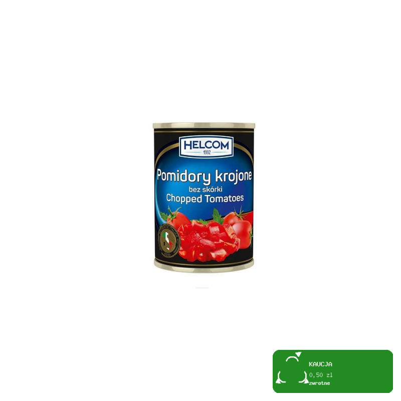 Helcom POMIDORY KROJONE BEZ SKÓRKI puszka 400g 0,4KG