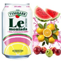 Tymbark NAPÓJ GAZOWANY LEMONIADA CYTRYNA ARBUZ JABŁKO 330ML