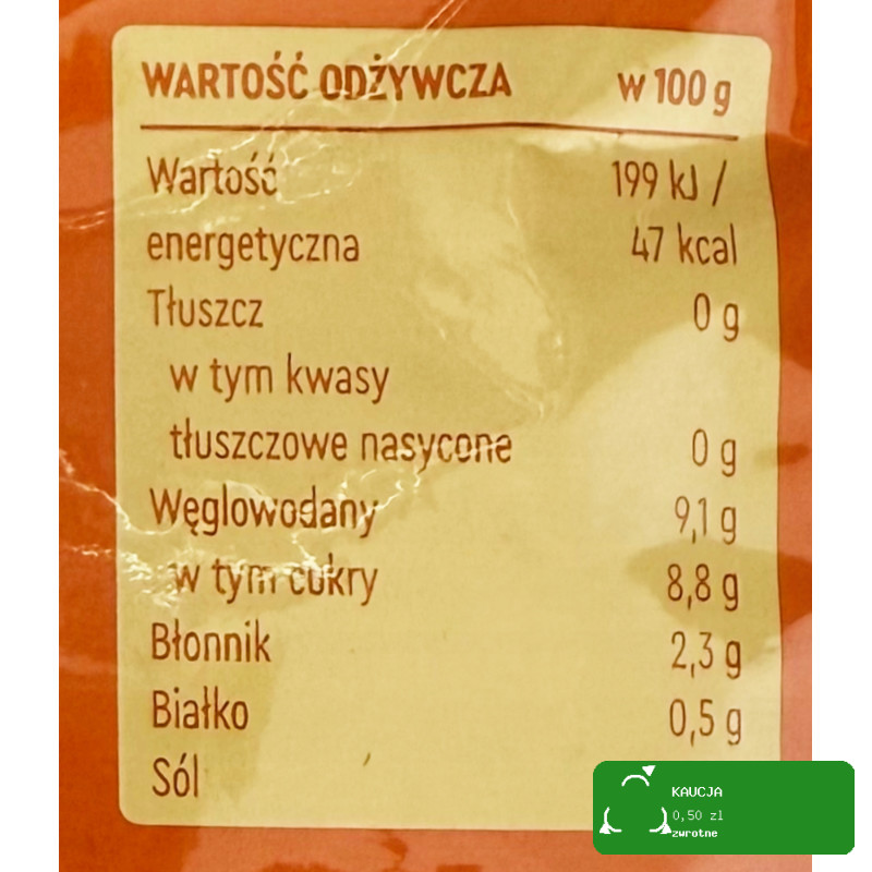 Dawtona MUS OWOCOWY MARCHEWKI JABŁKA prosty skład 180g BEZ CUK.