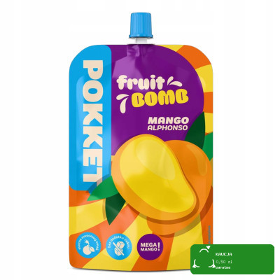 Dawtona POKKET MANGO MUS OWOCOWY Jabłko Mango 180g