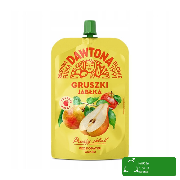 Dawtona MUS OWOCOWY TUBKA DOYPACK 180g x MIX 7 SUPER NOWYCH SMAKÓW 1,26KG
