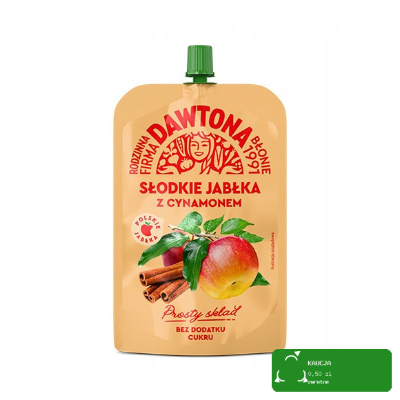 Dawtona MUS OWOCOWY TUBKA DOYPACK 180g x MIX 7 SUPER NOWYCH SMAKÓW 1,26KG