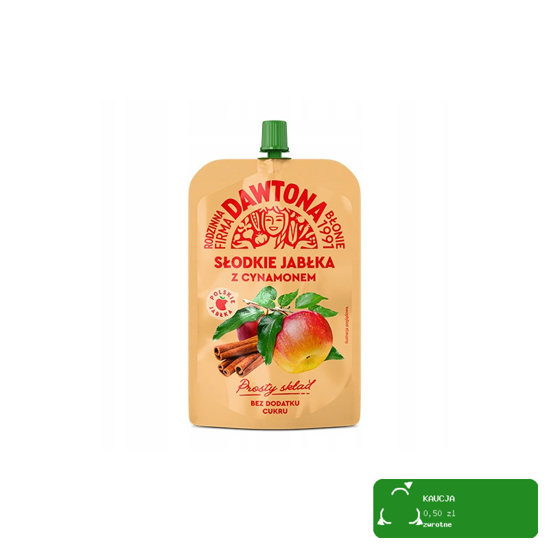 Dawtona MUS OWOCOWY TUBKA DOYPACK 180g x MIX 7 SUPER NOWYCH SMAKÓW 1,26KG