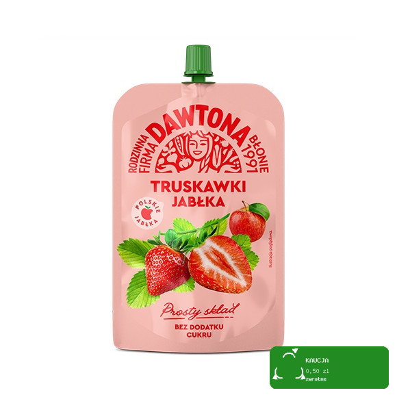 Dawtona MUS OWOCOWY TUBKA DOYPACK 180g x MIX 7 SUPER NOWYCH SMAKÓW 1,26KG