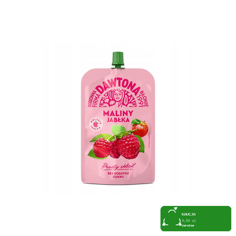 Dawtona MUS OWOCOWY TUBKA DOYPACK 180g x MIX 7 SUPER NOWYCH SMAKÓW 1,26KG