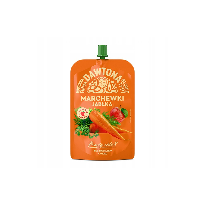 Dawtona MUS OWOCOWY TUBKA DOYPACK 180g x MIX 7 SUPER NOWYCH SMAKÓW 1,26KG