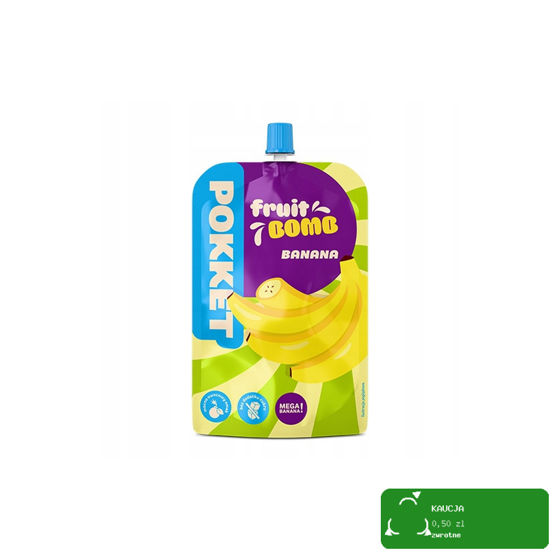 Dawtona POKKET FRUIT BOMB 4 smaki: DRAGON FRUIT MANGO COCONUT BANANA 12szt