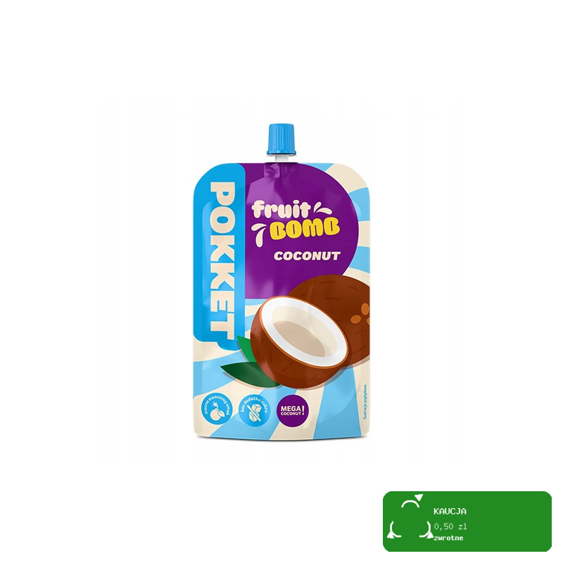 Dawtona POKKET FRUIT BOMB 4 smaki: DRAGON FRUIT MANGO COCONUT BANANA 12szt