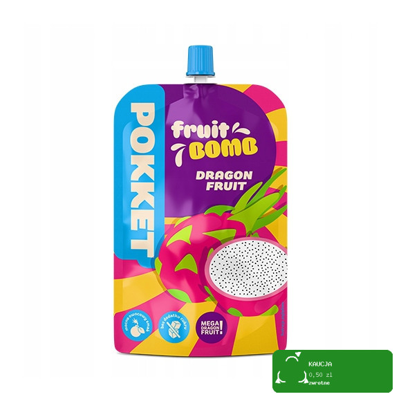Dawtona POKKET FRUIT BOMB 4 smaki: DRAGON FRUIT MANGO COCONUT BANANA 12szt