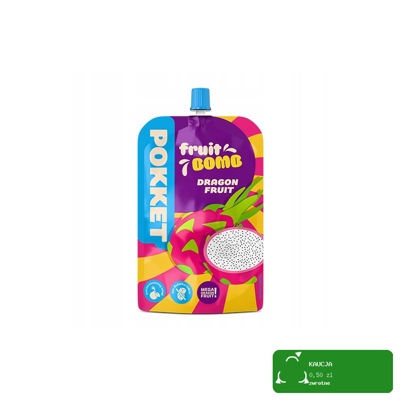 Dawtona POKKET FRUIT BOMB 4 smaki: DRAGON FRUIT MANGO COCONUT BANANA 12szt