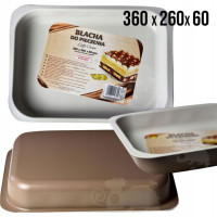 FORMA BLACHA DO PIECZENIA Caffe Creme DUŻA 36x26x6