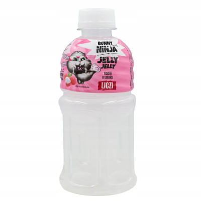 BUNNY NINJA JELLY JELLY Napój Soki LICZI oraz Galaretka Kokosowa 320ml