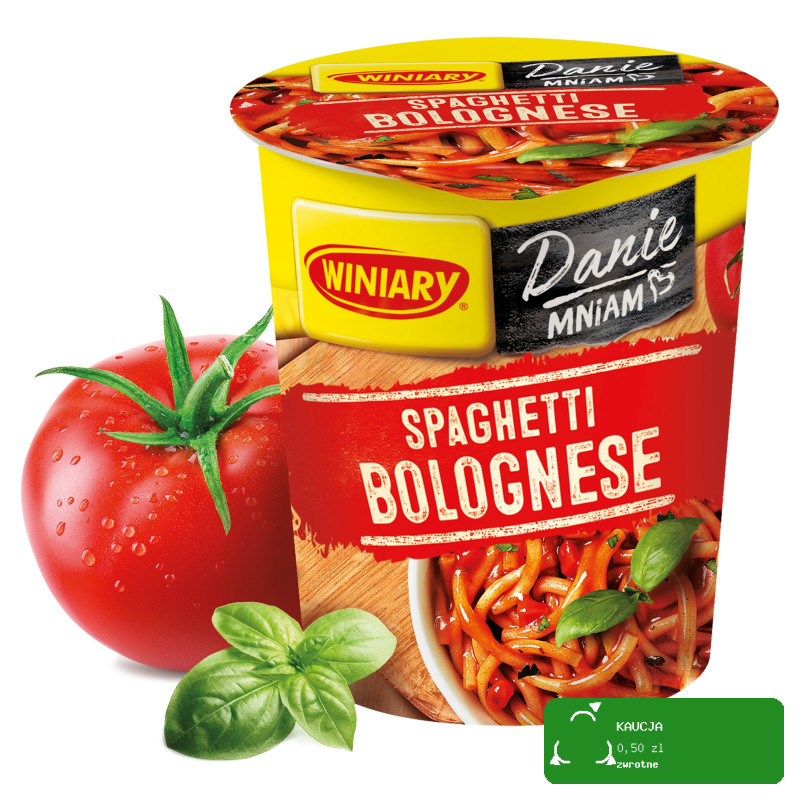 Winiary SPAGHETTI BOLOGNESE makaron INSTANT 61g danie w 5 min