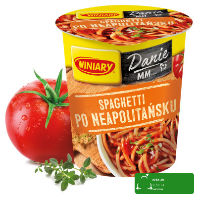 Winiary SPAGHETTI NAPOLI makaron INSTANT 57g danie w 5 min