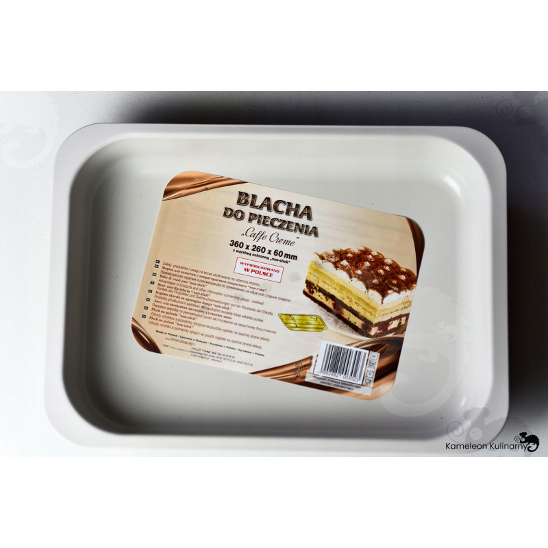FORMA BLACHA DO PIECZENIA Caffe Creme DUŻA 36x26x6