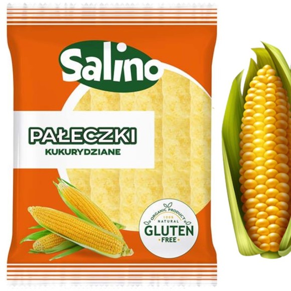 SALINO PAŁECZKI KUKURYDZIANE naturalnie bez glutenu  60G