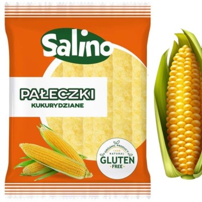 SALINO PAŁECZKI KUKURYDZIANE naturalnie bez glutenu  60G