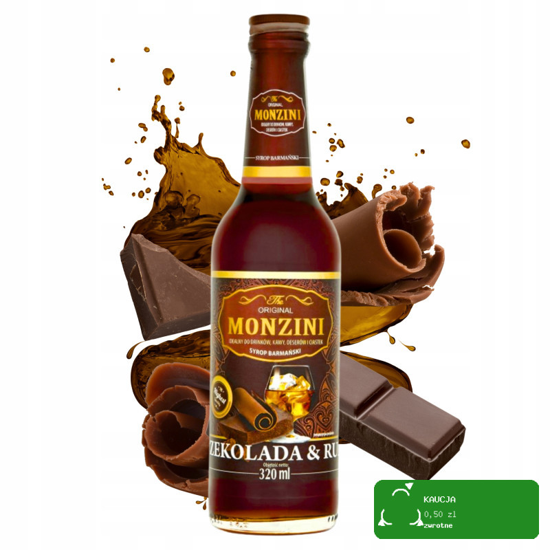 MONZINI - SYROP BARMAŃSKI - CZEKOLADOWY 320ml