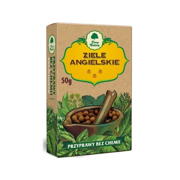 ZIELE ANGIELSKIE ziarno w ziarnie bez chemii 50g DARY NATURY