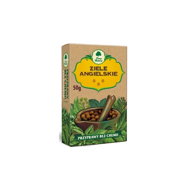 ZIELE ANGIELSKIE ziarno w ziarnie bez chemii 50g DARY NATURY