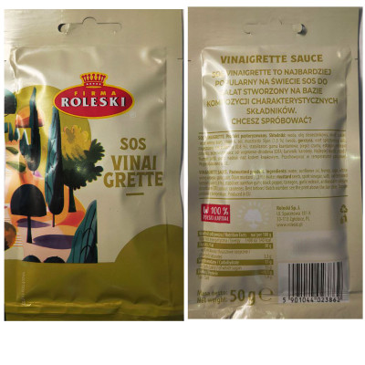 Roleski SOS VINAIGRETTE saszetka W SAM RAZ NA RAZ 50G