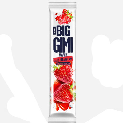 Skawa WAFLE SKAWA BIG GIMI SMAK TRUSKAWKOWY TRUSKAWKA 34G
