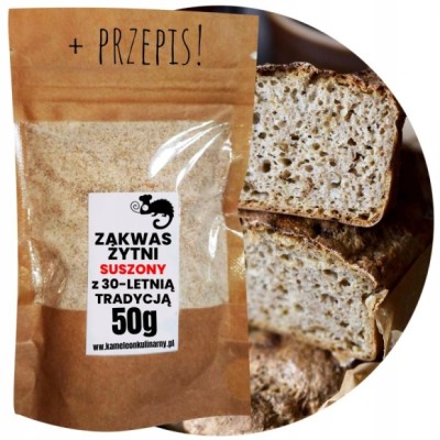 KAMELEON KULINARNY ZAKWAS ŻYTNI DO WYPIEKU CHLEBA SUSZONY