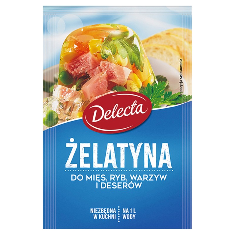 Delecta ŻELATYNA 20g do mięs ryb warzyw i deserów