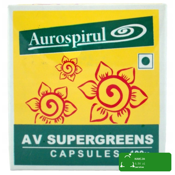 Aurospirul AV SUPERGREENS 100kps 40g wsparcie zmocnienie detoksykacja