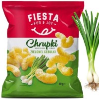 FIESTA CHRUPKI ZIELONA CEBULKA chrupiąca przekąska 60G