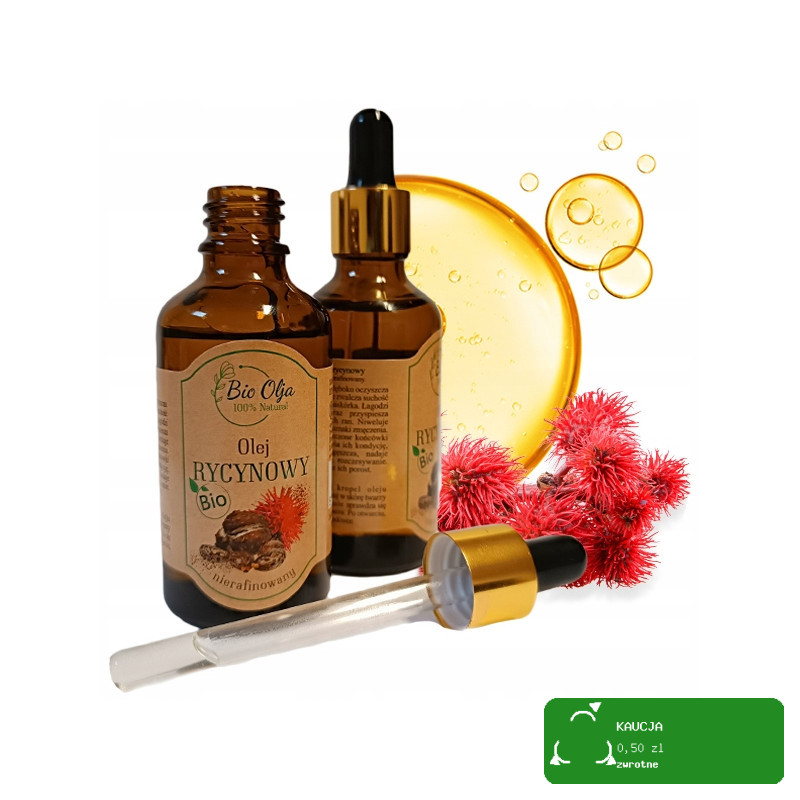 BioOlja BIO OLEJ RYCYNOWY ZIMNOTŁOCZONY NIERAFIN. 50ml Cellulit & Paznokcie