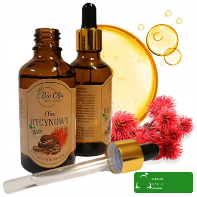 BioOlja BIO OLEJ RYCYNOWY ZIMNOTŁOCZONY NIERAFIN. 50ml Cellulit & Paznokcie