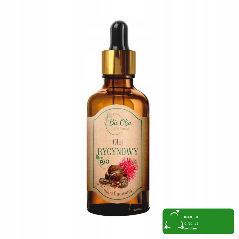 BioOlja BIO OLEJ RYCYNOWY ZIMNOTŁOCZONY NIERAFIN. 50ml Cellulit & Paznokcie