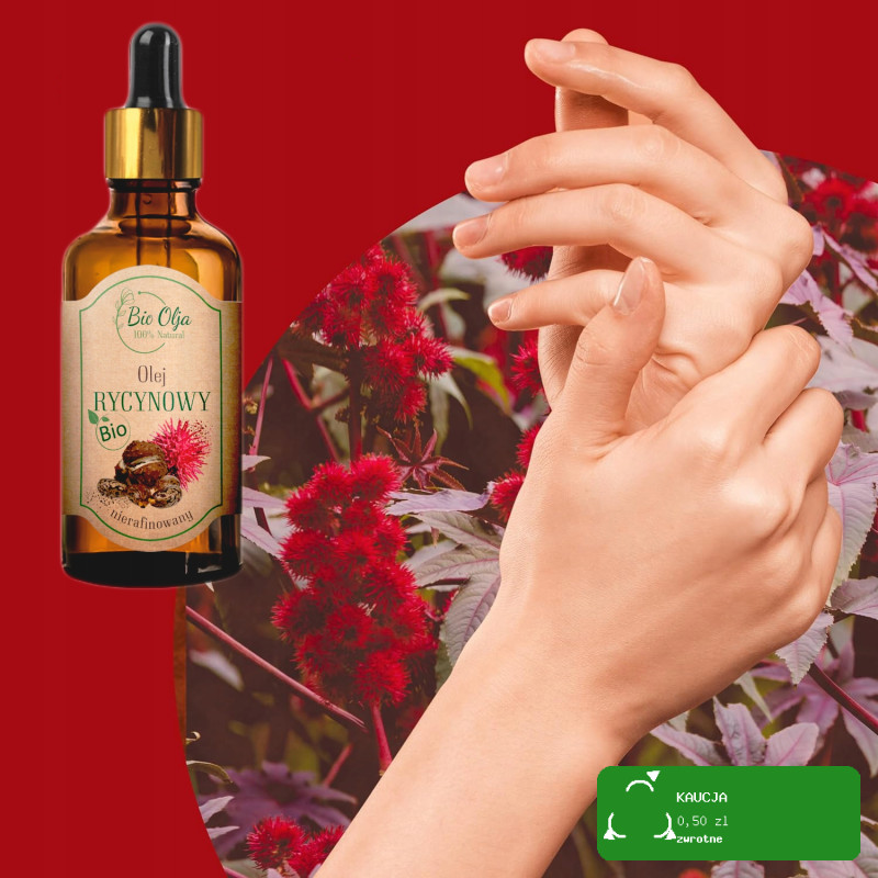 BioOlja BIO OLEJ RYCYNOWY ZIMNOTŁOCZONY NIERAFIN. 50ml Cellulit & Paznokcie
