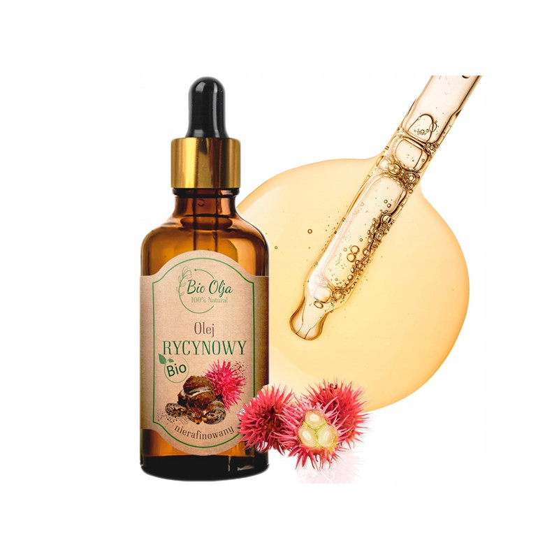 BioOlja BIO OLEJ RYCYNOWY ZIMNOTŁOCZONY NIERAFIN. 50ml Cellulit & Paznokcie