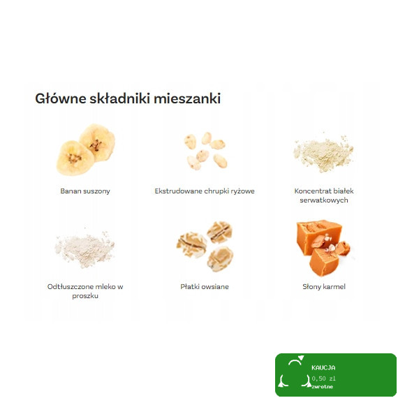 OneDayMore PROTEIN PORRIDGE Owsianka Proteinowa Banan & Słony Karmel 450g