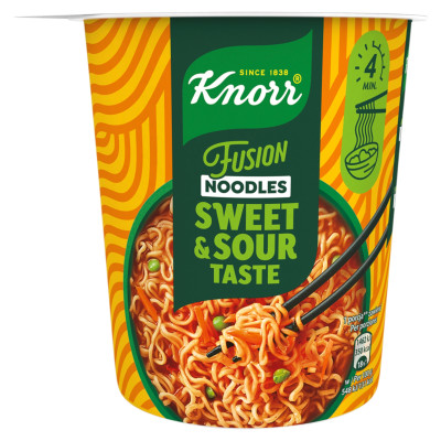 Knorr NUDLE FUSION SŁODKO KWAŚNY 82g sweet & sour taste KRÓTKA DATA
