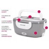 ELEKTRYCZNY LUNCH BOX TERMOS 220V gniazdko DUŻY 1500ml 1,5L