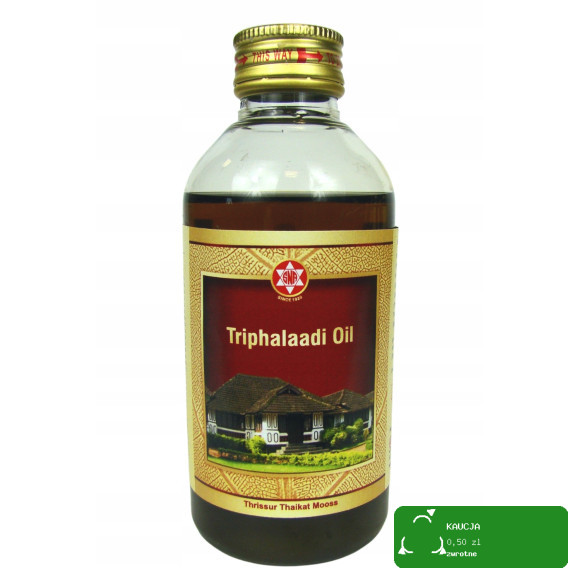 Triphala Oil olejek do masażu OCZYSZCZA REDUKUJE NAPIĘCIE MIĘŚNI 100ml