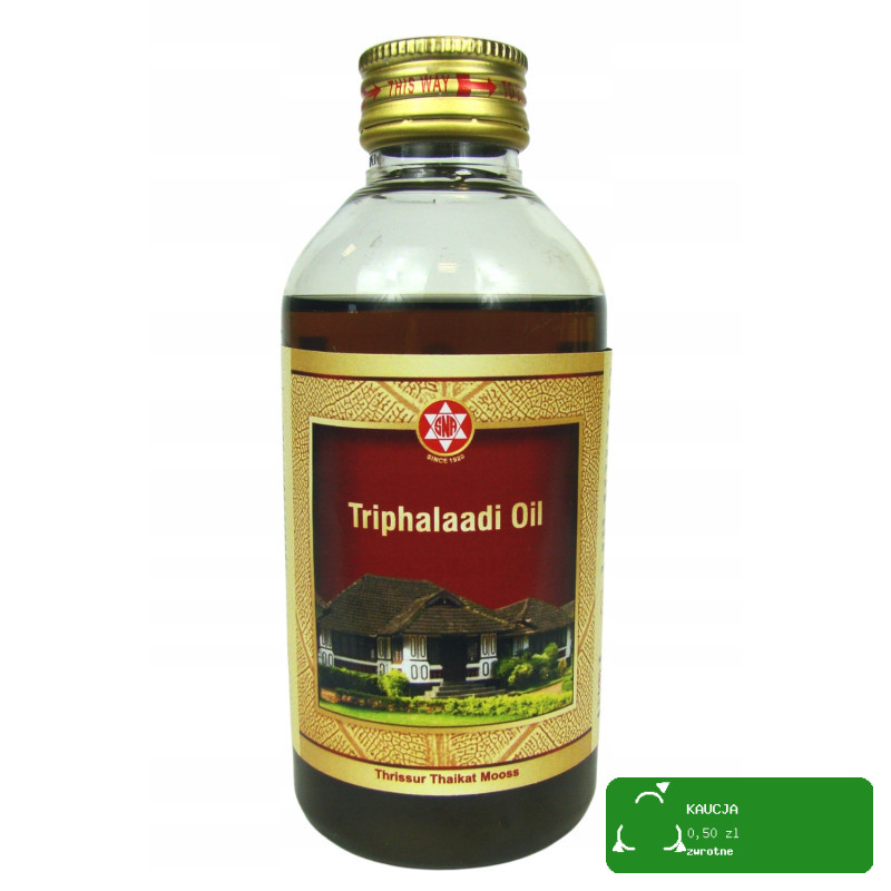 Triphala Oil olejek do masażu OCZYSZCZA REDUKUJE NAPIĘCIE MIĘŚNI 100ml